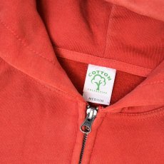 画像2: Cotton Collective 14oz Special Zip Hoodie - Vintage Red / コットンコレクティブ ジップ フーディ (2)
