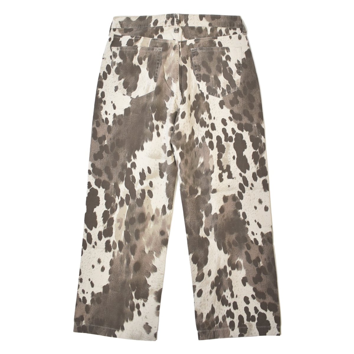 画像2: Abercrombie & Fitch Baggy 5pocket pants - Cream Pattern (2)