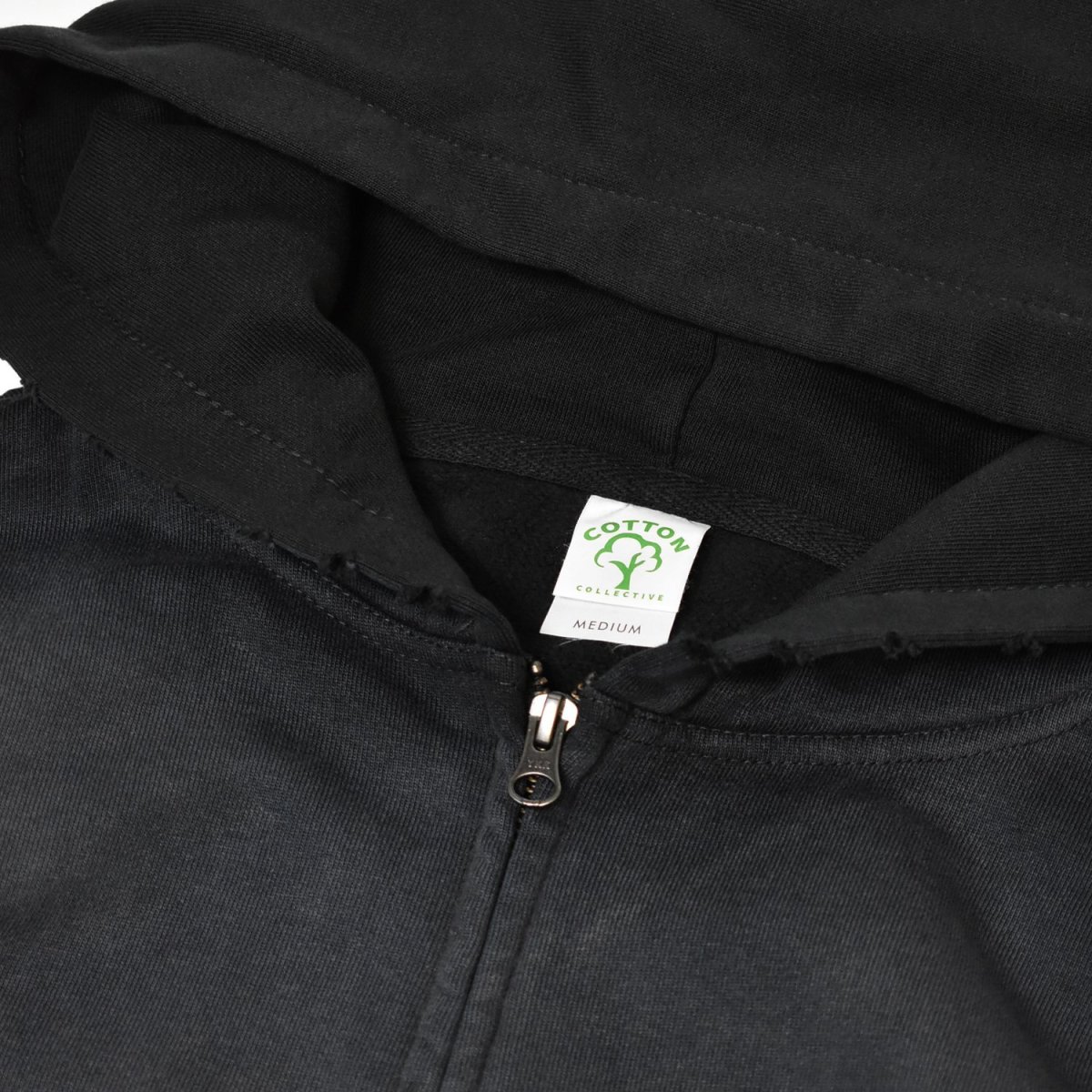 画像10: Cotton Collective 14oz Special Zip Hoodie - Potassium Black / コットンコレクティブ ジップ フーディ (10)