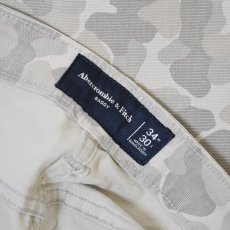 画像4: Abercrombie & Fitch Baggy 5pocket pants - Light Gray Camo (4)