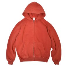 画像1: Cotton Collective 14oz Special Zip Hoodie - Vintage Red / コットンコレクティブ ジップ フーディ (1)