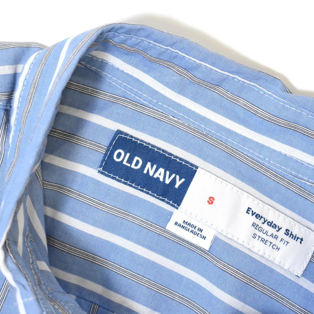 画像3: Old Navy L/S Stripe Poplin Shirts - Blue (3)