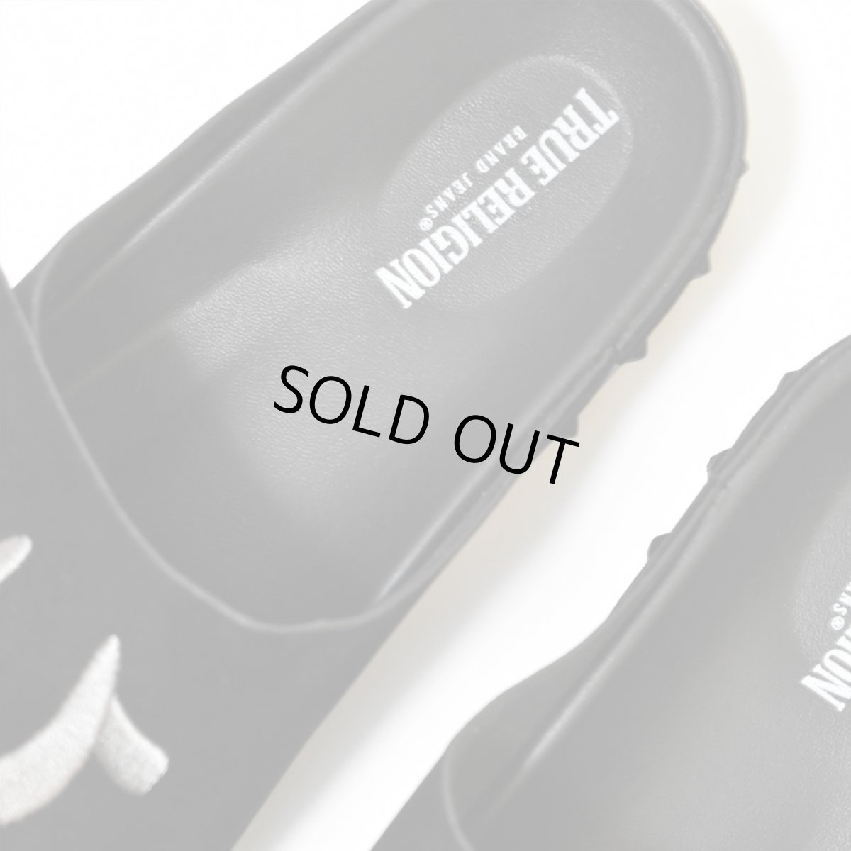 画像2: True Religion Suede Slide / トゥルーレリジョン (2)