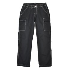 画像2: True Religion Baggy EMB Cargo Pants - Jet Black / トゥルーレリジョン (2)