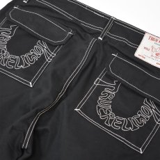 画像3: True Religion Baggy EMB Cargo Pants - Jet Black / トゥルーレリジョン (3)