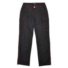 画像2: True Religion Baggy EMB Cargo Pants - Jet BlackｘTR-V Red / トゥルーレリジョン (2)