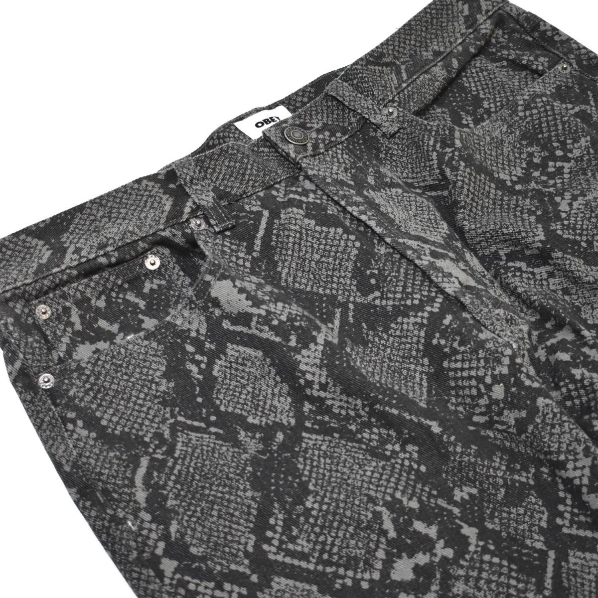 画像5: OBEY Classic Baggy Denim - Snake Print / オベイ (5)