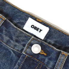 画像6: OBEY Classic Baggy Denim - Oil Stained Indigo / オベイ (6)