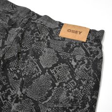 画像3: OBEY Classic Baggy Denim - Snake Print / オベイ (3)