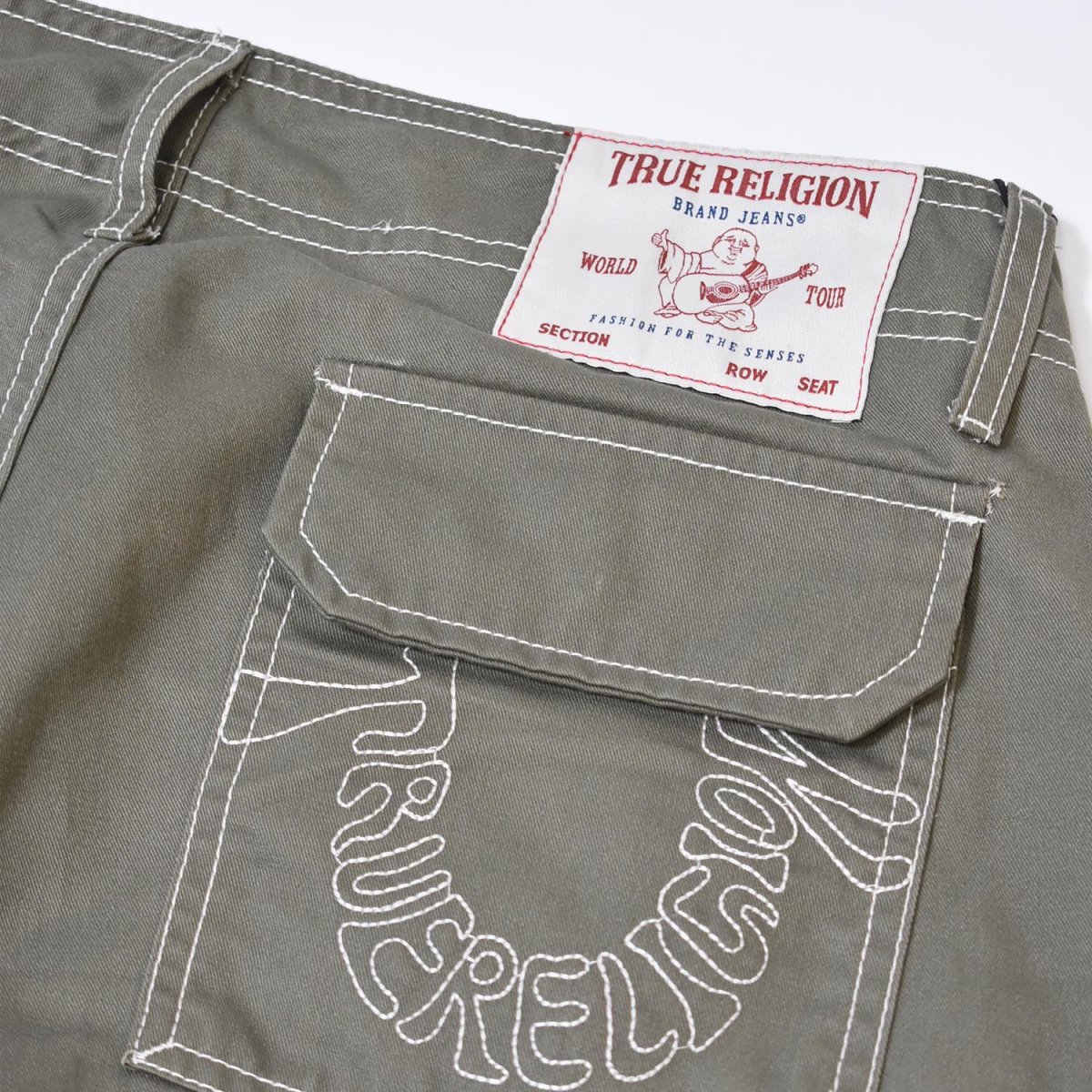 画像4: True Religion Baggy EMB Cargo Pants - Kalamata / トゥルーレリジョン (4)