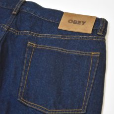 画像6: OBEY Classic Baggy Denim - Rinse Indigo / オベイ (6)