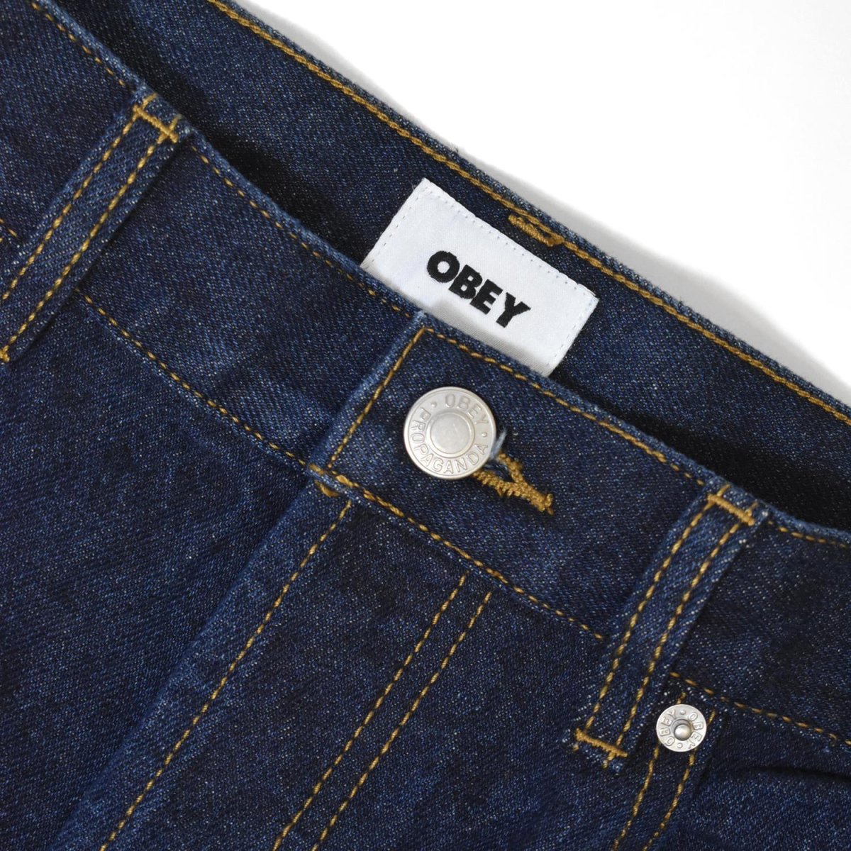 画像4: OBEY Classic Baggy Denim - Rinse Indigo / オベイ (4)