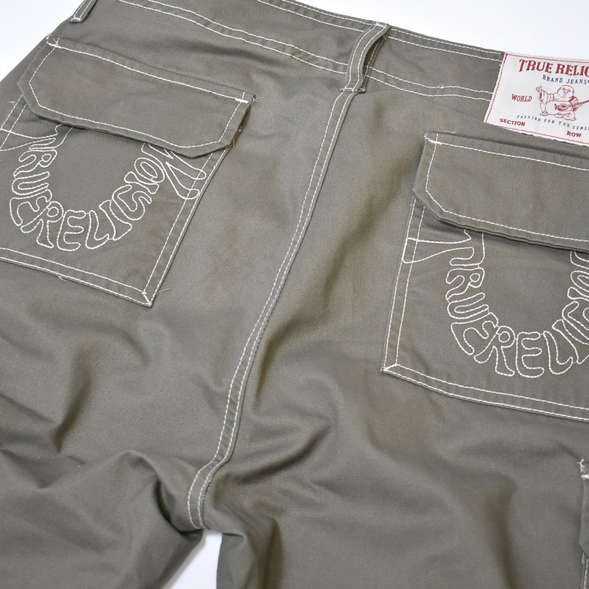 画像3: True Religion Baggy EMB Cargo Pants - Kalamata / トゥルーレリジョン (3)