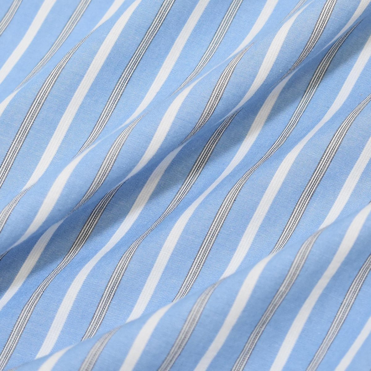 画像5: Old Navy L/S Stripe Poplin Shirts - Blue (5)