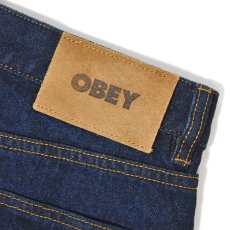 画像5: OBEY Classic Baggy Denim - Rinse Indigo / オベイ (5)