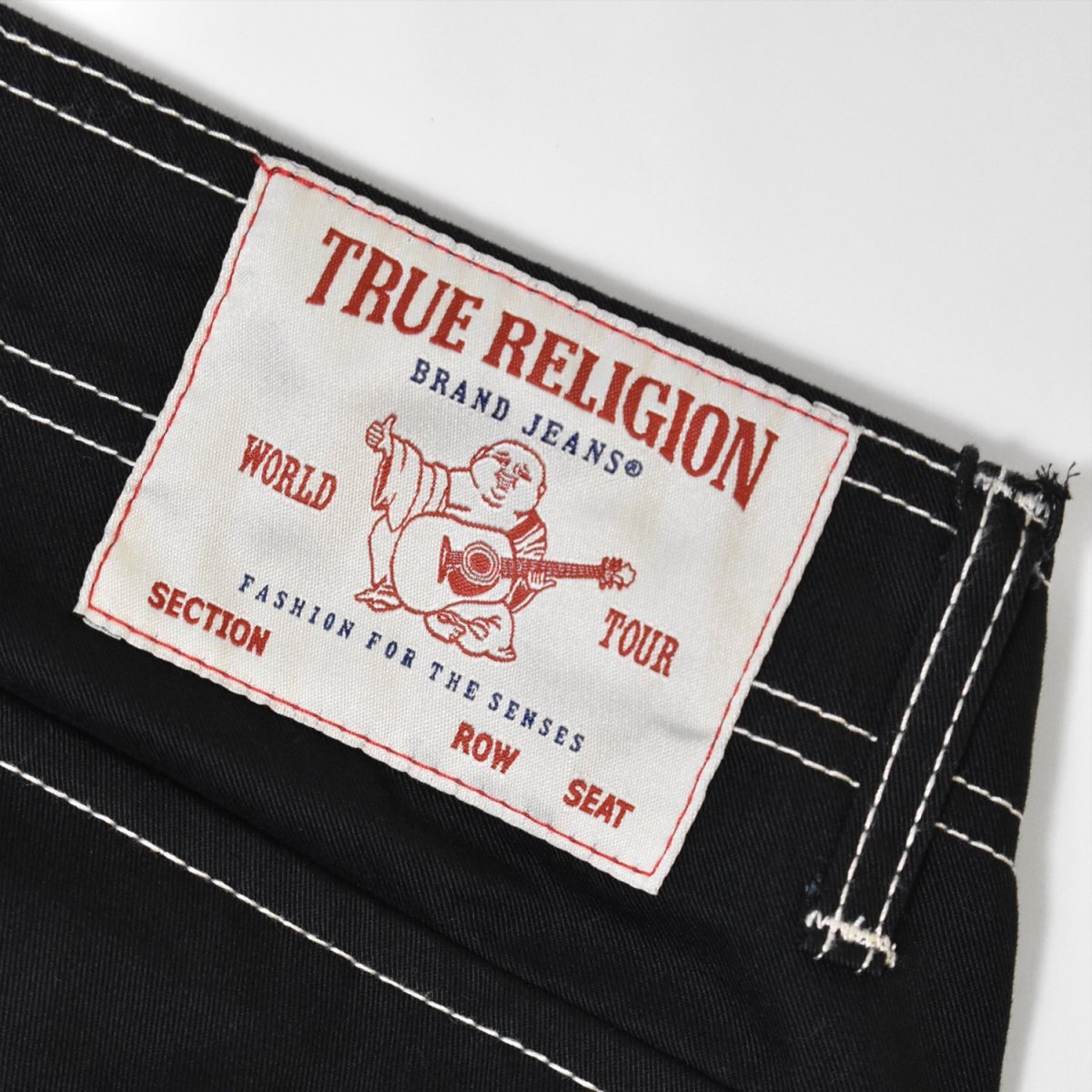 画像6: True Religion Baggy EMB Cargo Pants - Jet Black / トゥルーレリジョン (6)