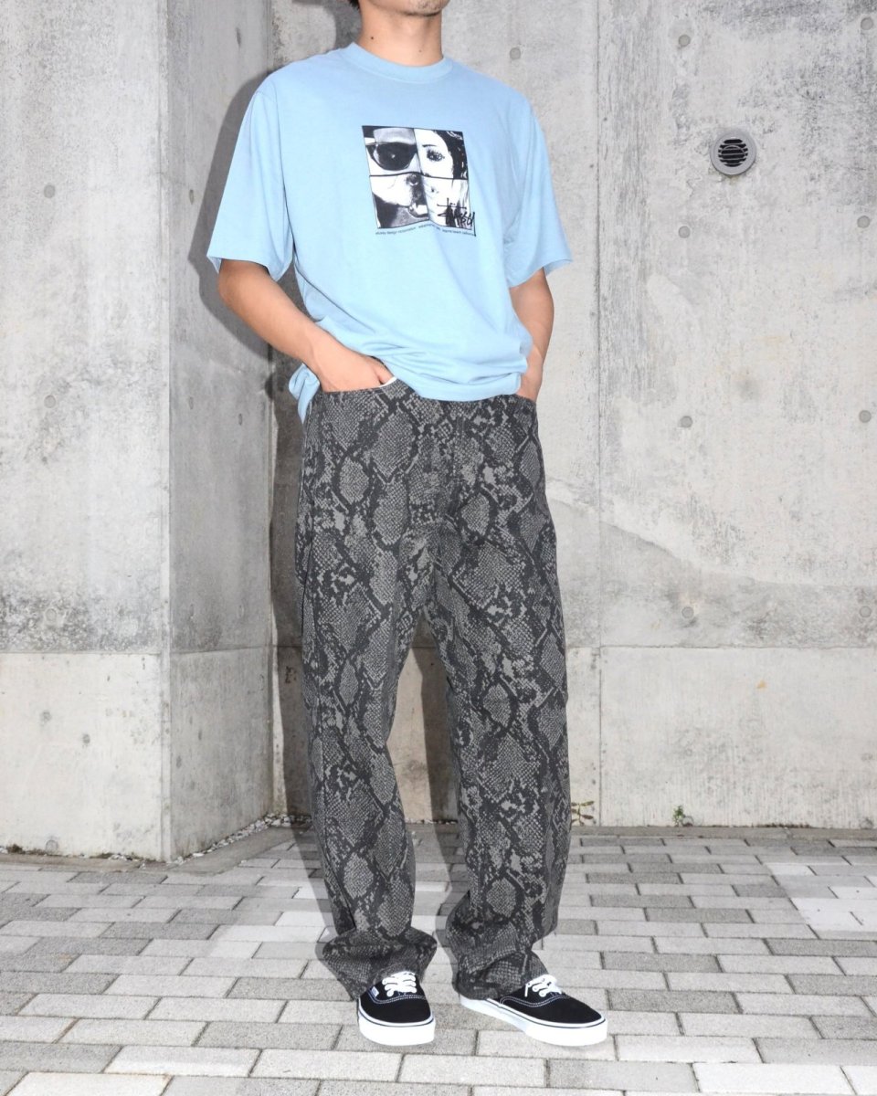 画像8: OBEY Classic Baggy Denim - Snake Print / オベイ (8)