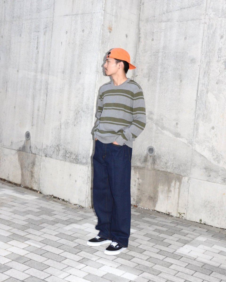 画像8: OBEY Classic Baggy Denim - Rinse Indigo / オベイ (8)
