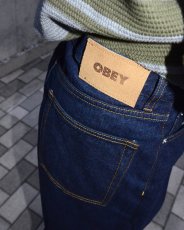 画像9: OBEY Classic Baggy Denim - Rinse Indigo / オベイ (9)