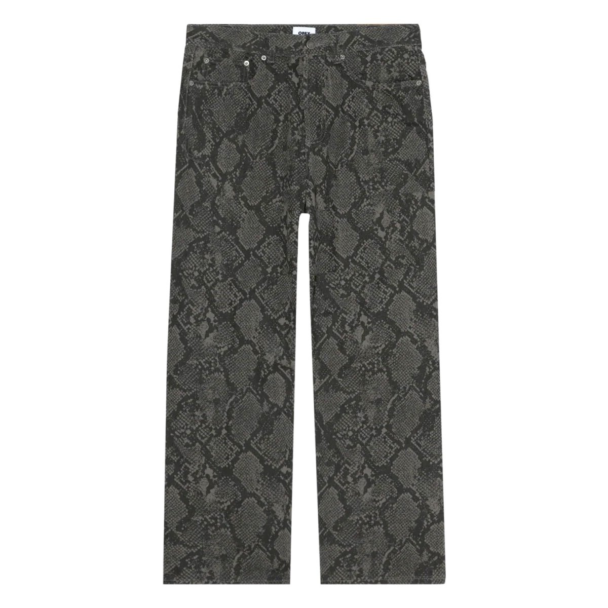 画像1: OBEY Classic Baggy Denim - Snake Print / オベイ (1)