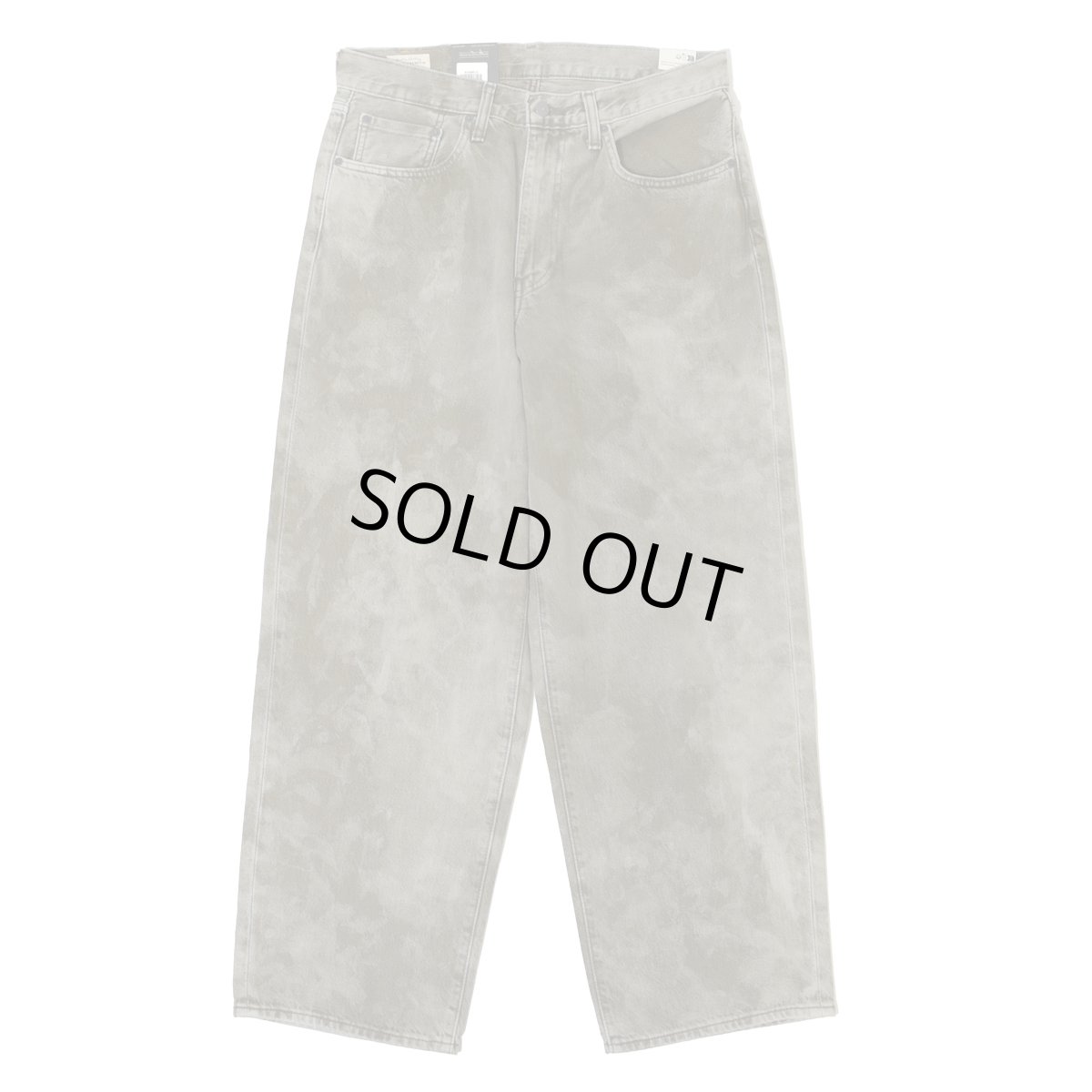 画像1: Levi's 578-0113 Baggy Jeans - Green Camo / リーバイス 578 バギー デニム ジーンズ (1)