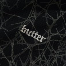 画像3: Butter Goods Thorn Camo Waffle Zip-Thru Hood - Black / バターグッズ (3)