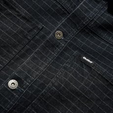 画像2: Butter Goods Grid Denim Jacket - Black / バターグッズ (2)