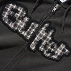 画像2: Butter Goods Stretch Zip-Thru Hood - Black / バターグッズ (2)