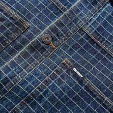 画像3: Butter Goods Grid Denim Jacket - Indigo / バターグッズ (3)
