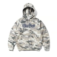 画像1: Butter Goods Stretch Zip-Thru Hood - Snow Camo / バターグッズ (1)