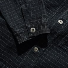 画像3: Butter Goods Grid Denim Jacket - Black / バターグッズ (3)