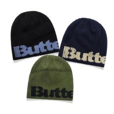 画像1: Butter Goods Stencil Skully Beanie / バターグッズ (1)