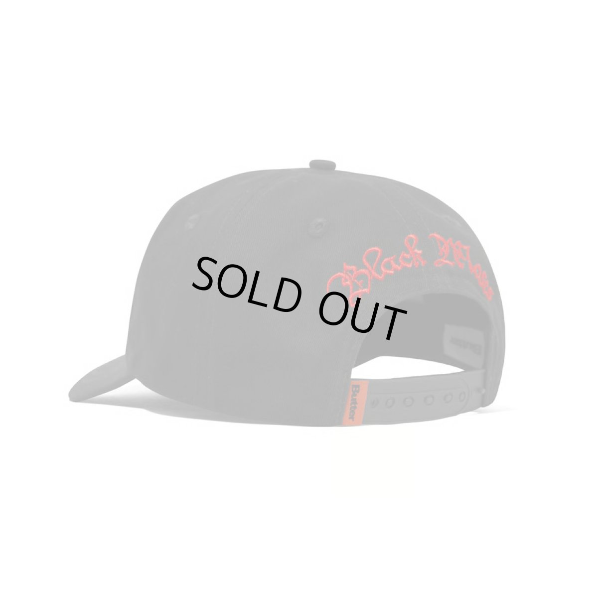 画像2: Butter Goods Isaac Hayes 5 Panel Cap - Black / バターグッズ (2)