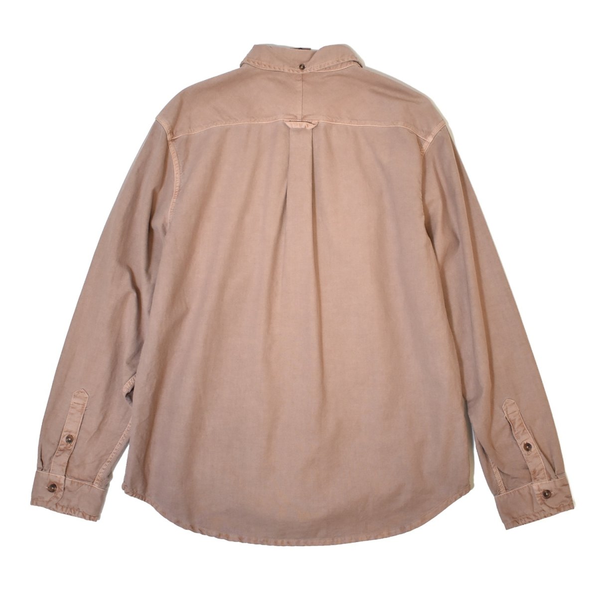 画像2: NIKE L/S Overdye Oxford Shirts - Brown (2)