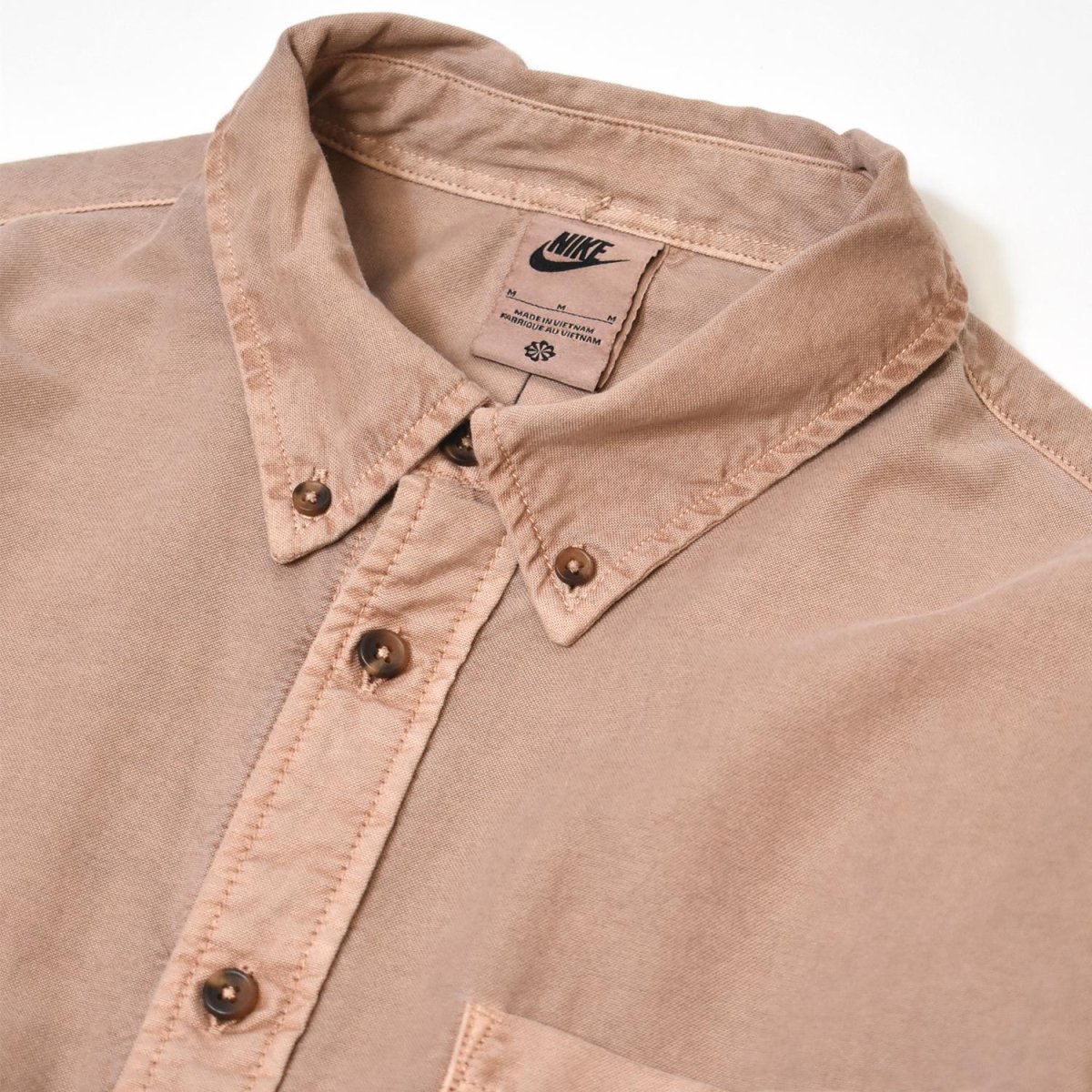画像3: NIKE L/S Overdye Oxford Shirts - Brown (3)