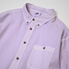 画像3: NIKE L/S Overdye Oxford Shirts - Purple (3)