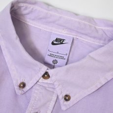 画像4: NIKE L/S Overdye Oxford Shirts - Purple (4)