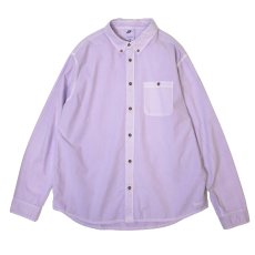 画像1: NIKE L/S Overdye Oxford Shirts - Purple (1)