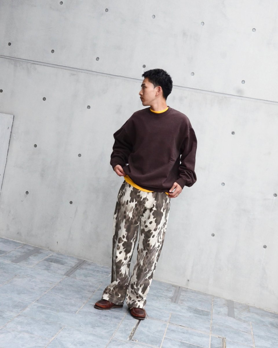 画像9: Abercrombie & Fitch Baggy 5pocket pants - Cream Pattern (9)