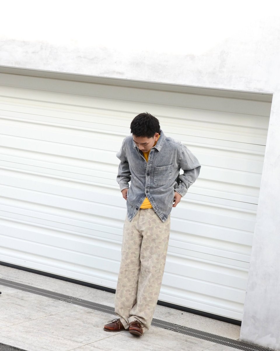 画像9: Abercrombie & Fitch Baggy 5pocket pants - Light Gray Camo (9)