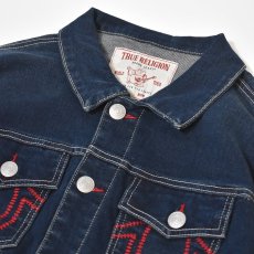 画像3: True Religion Ladder Stitch SN Denim Jacket - Dark Hawk’s Eye Wash / トゥルーレリジョン (3)