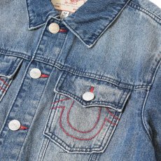 画像7: True Religion TRBJ Print SN Denim Jacket - Medium Blue / トゥルーレリジョン (7)