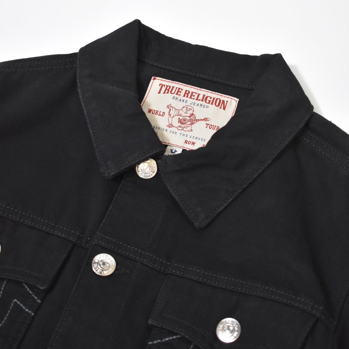 画像3: True Religion SN Denim Trucker Jacket - Black Rinse / トゥルーレリジョン (3)