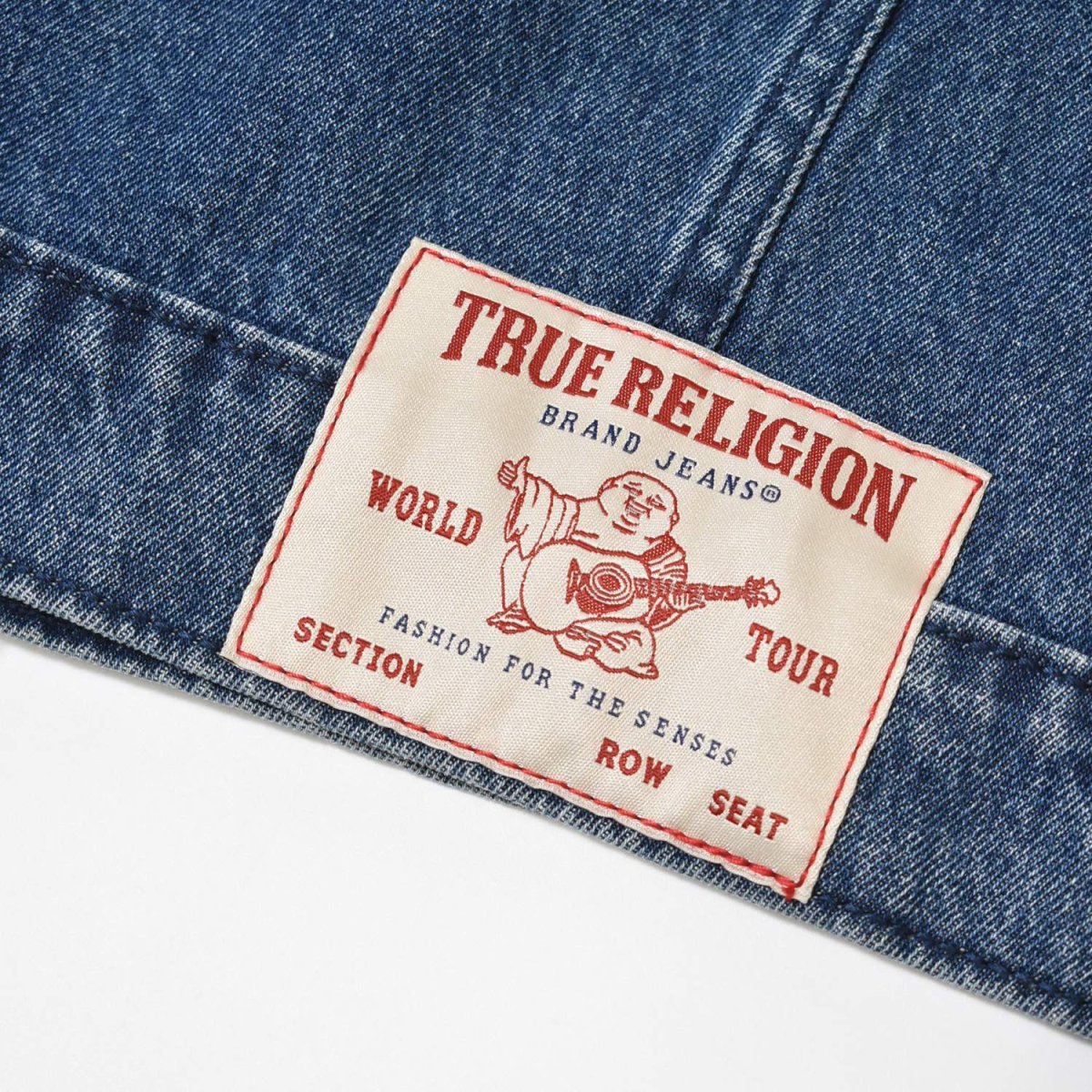 画像9: True Religion TRBJ Print SN Denim Jacket - Medium Blue / トゥルーレリジョン (9)