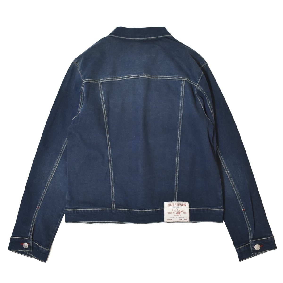 画像2: True Religion Ladder Stitch SN Denim Jacket - Dark Hawk’s Eye Wash / トゥルーレリジョン (2)