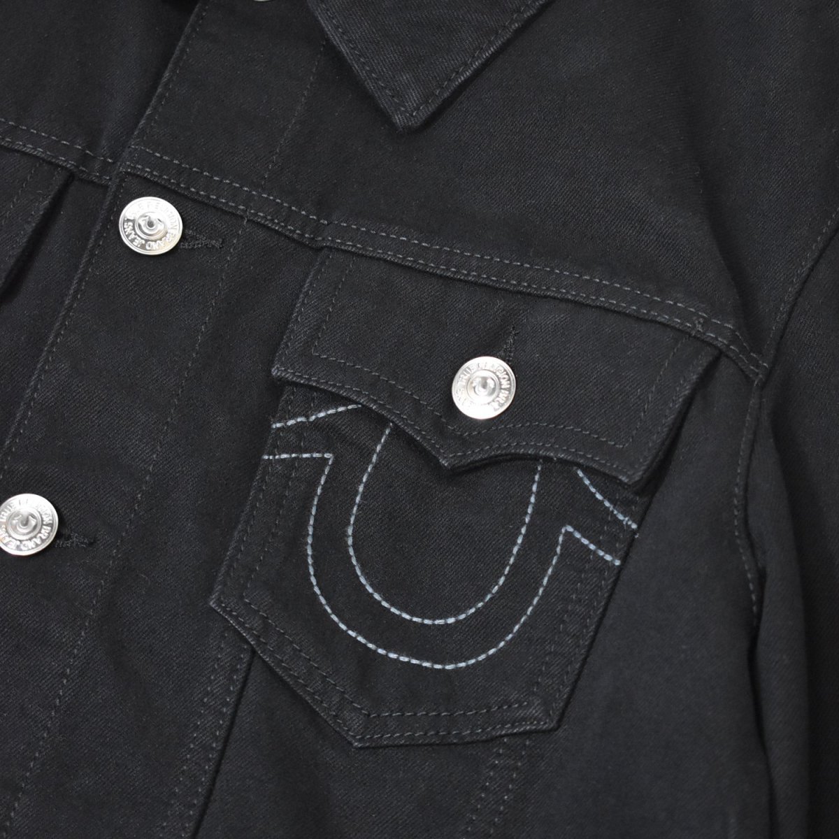 画像5: True Religion SN Denim Trucker Jacket - Black Rinse / トゥルーレリジョン (5)