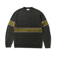 画像1: Butter Goods Break Knit Sweater - Black / バターグッズ (1)