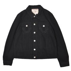 画像1: True Religion SN Denim Trucker Jacket - Black Rinse / トゥルーレリジョン (1)