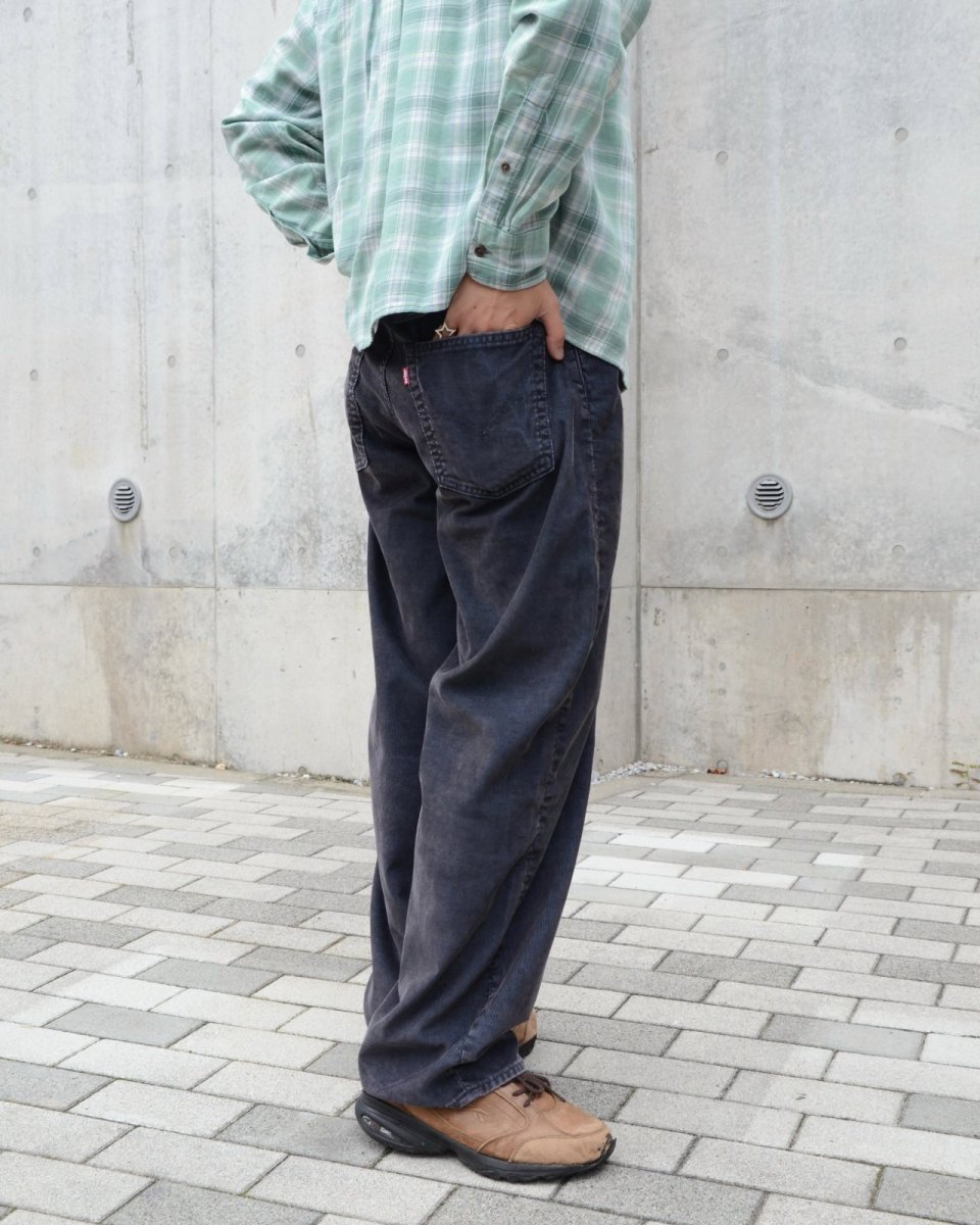 画像9: Levi's 578-0156 Baggy Corduroy Pants - Delft Steelhead / リーバイス 578 バギー コーデュロイ (9)