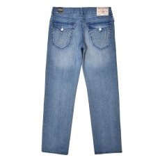 画像1: True Religion Geno Big T Flap Slim Jeans - Medium Blue / トゥルーレリジョン (1)